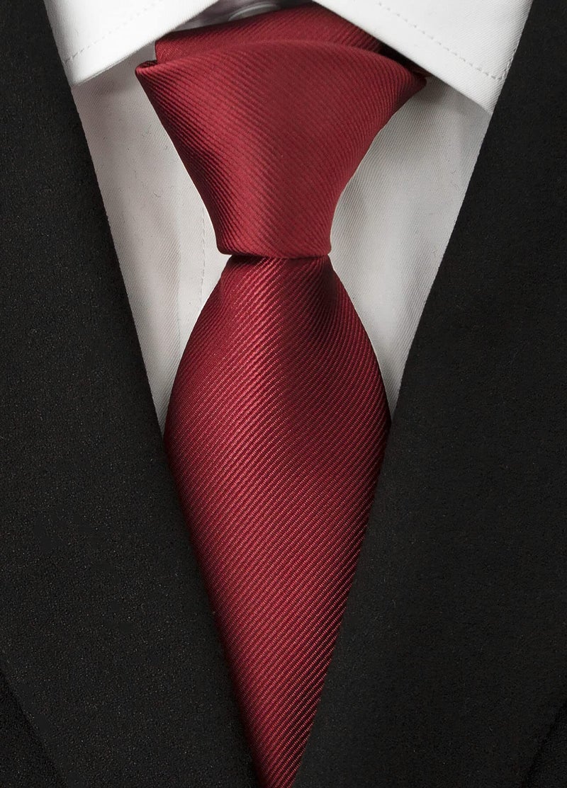 Adulove Men's Necktie Classic Silk Tie Woven Jacquard Neck Ties 6 PCS - Image 4